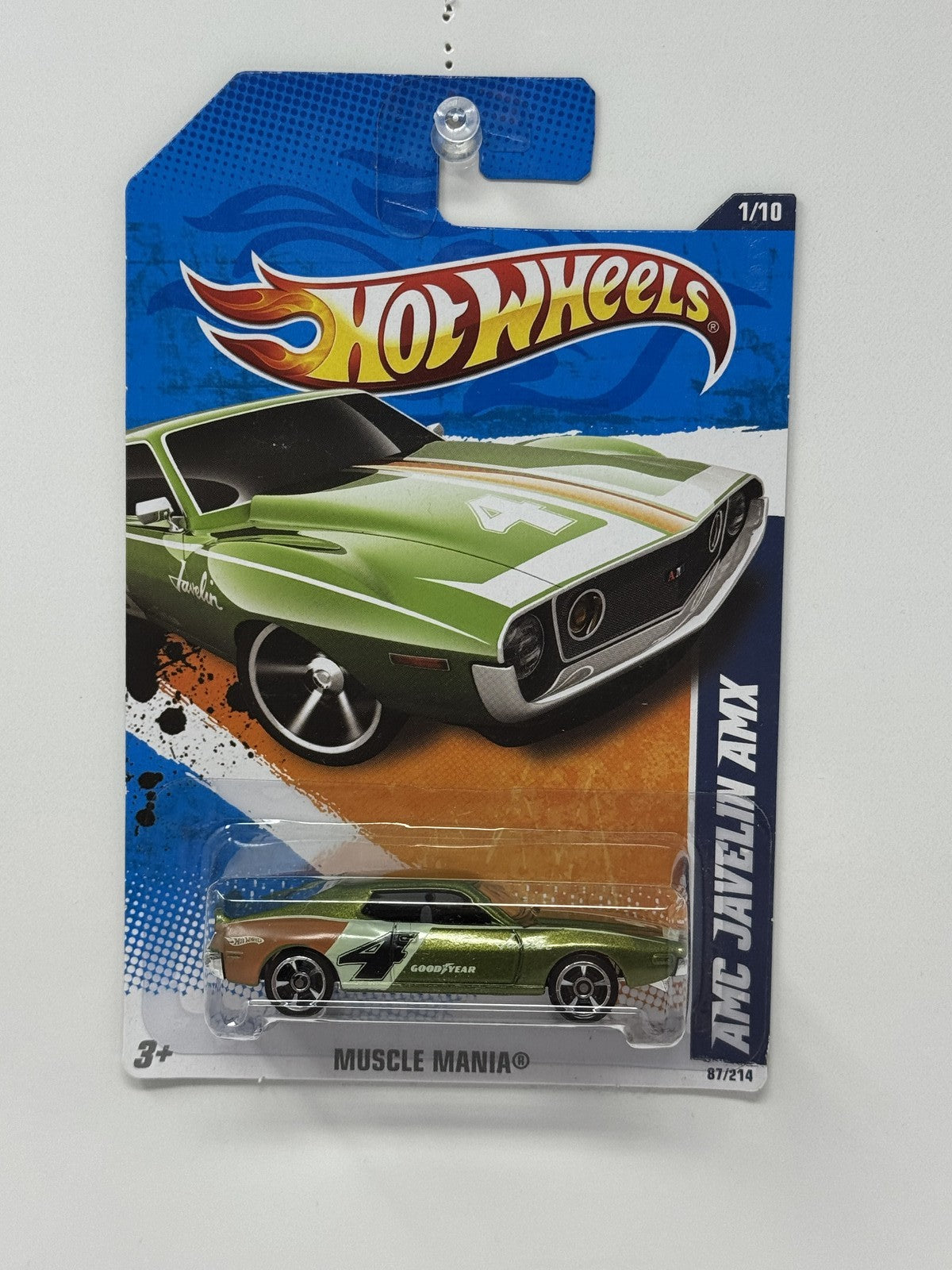 Hot Wheels Muscle Mania AMC Javelin AMX 1:64 Diecast Green
