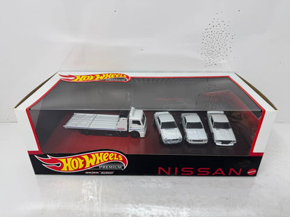 Hot Wheels Premium Nissan 4-Pack Collector Diorama Set 1:64 Diecast