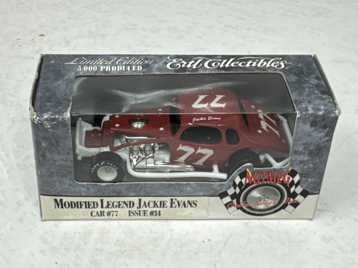 Ertl Nutmeg Modified Legend Jackie Evans #77 1:64 Diecast Car 1997 Limited