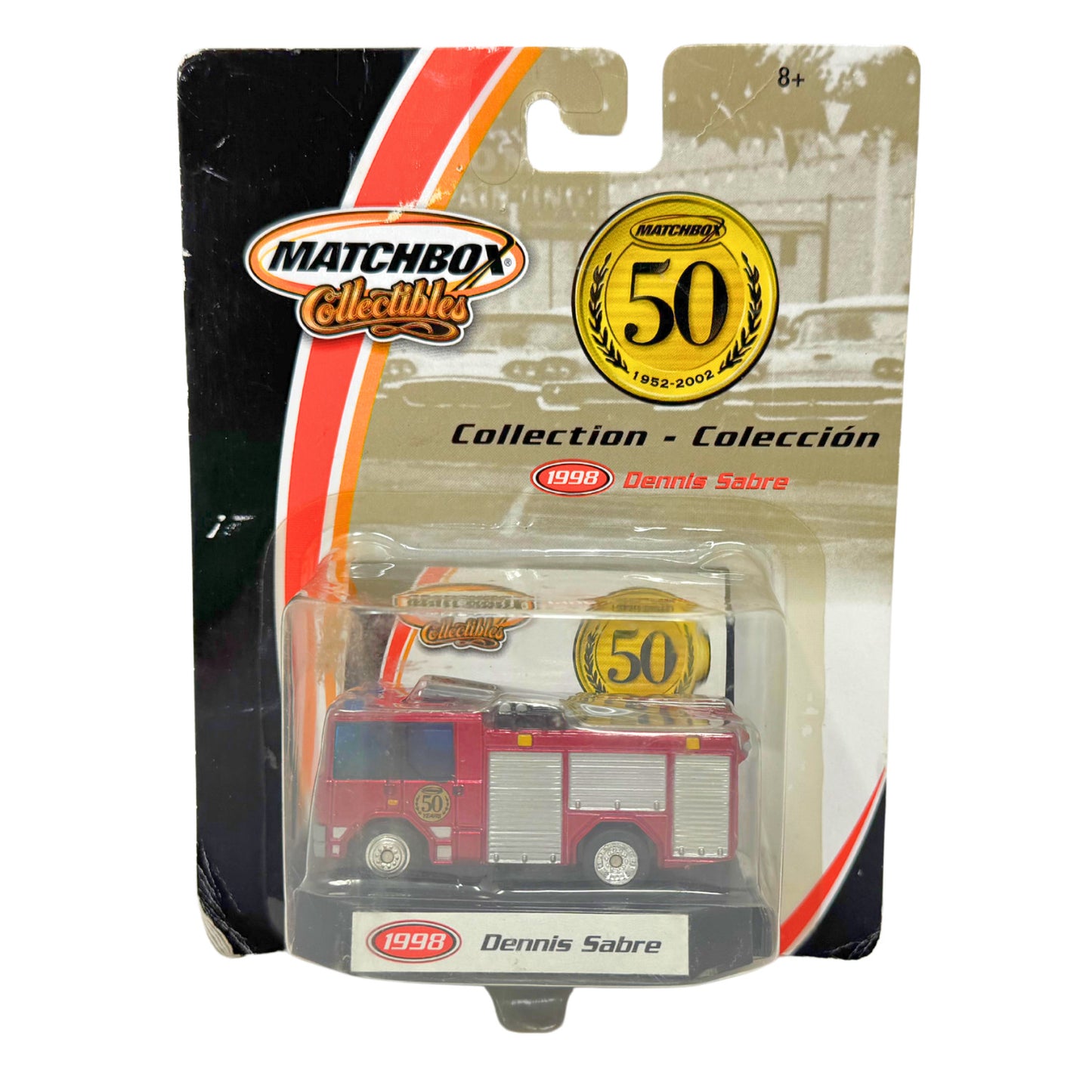 Matchbox Collectibles 1998 Dennis Sabre Fire Truck 50th Anniversary Collection