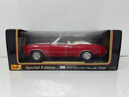 Maisto 1972 Chevrolet Chevelle SS454 Special Edition 1:18 Diecast