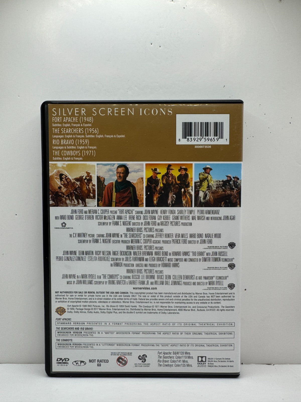 Silver Screen Icons John Wayne Westerns (DVD) John Wayne Western