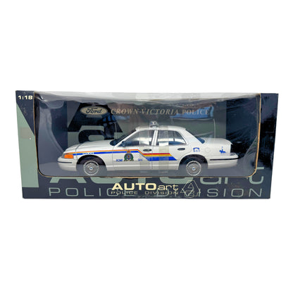 AUTOart Police Division Ford Crown Victoria RCMP Police 1:18 Diecast