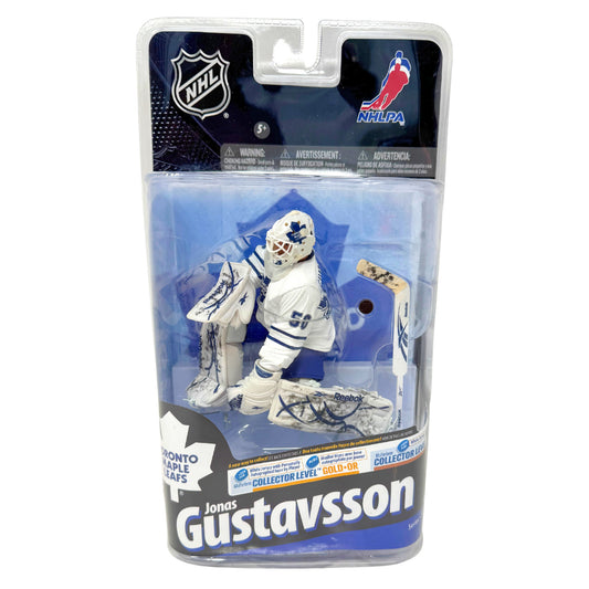 Mcfarlane NHL Series 24 Jonas Gustavsson Toronto Maple Leafs Figure Autography