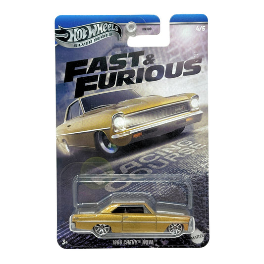 Hot Wheels Fast & Furious Racing Course 1966 Chevy Nova 1:64 Diecast