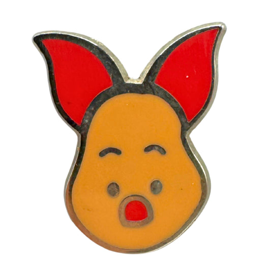 Disney Cute Characters Winnie the Pooh Piglet Face Trading Pin DC1S18