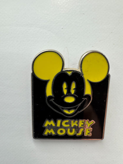 Disney Mickey Mouse Expression Happy Yellow Trading Pin DC2S1