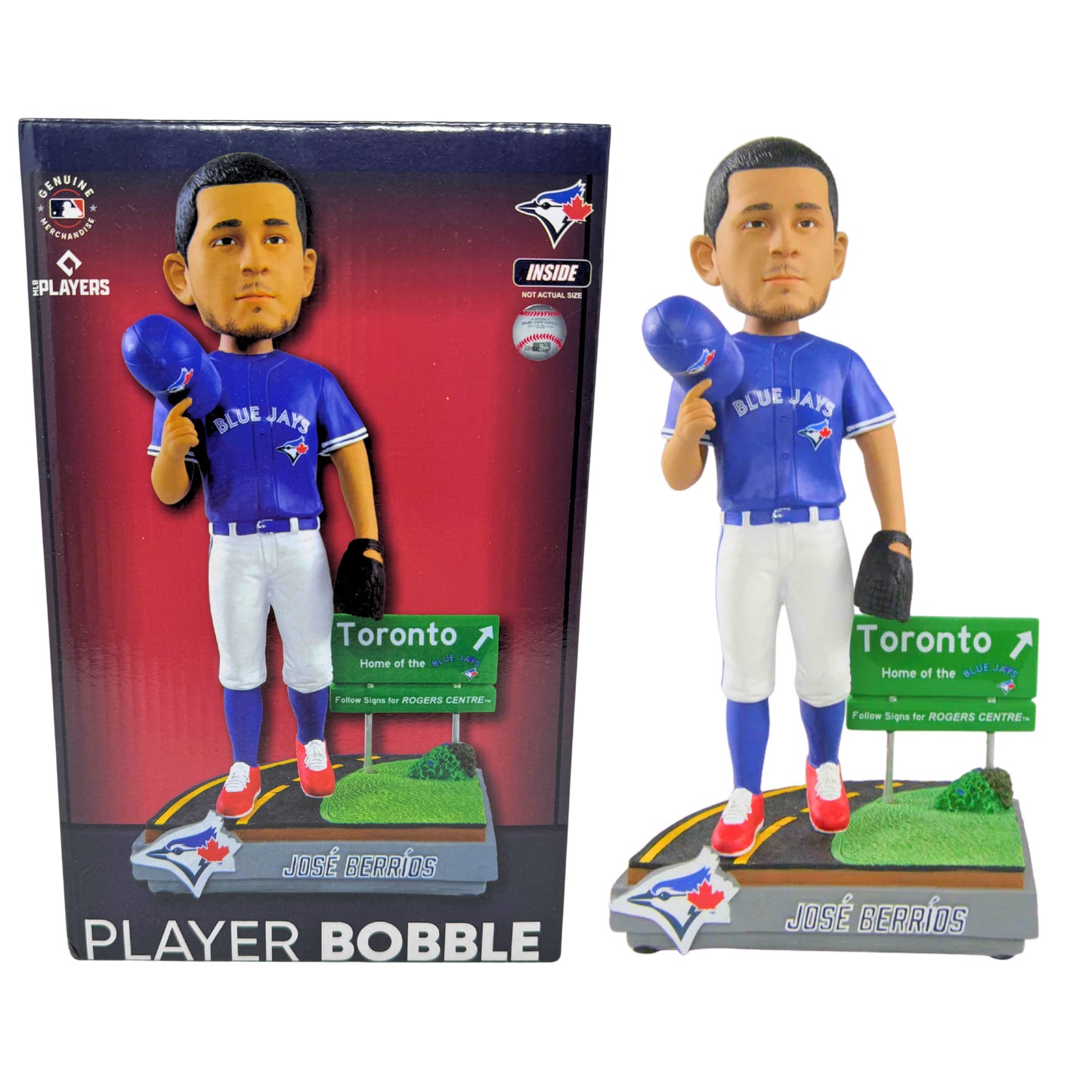 FOCO MLB Toronto Blue Jays Jose Berrios Next Stop Toronto Bobblehead