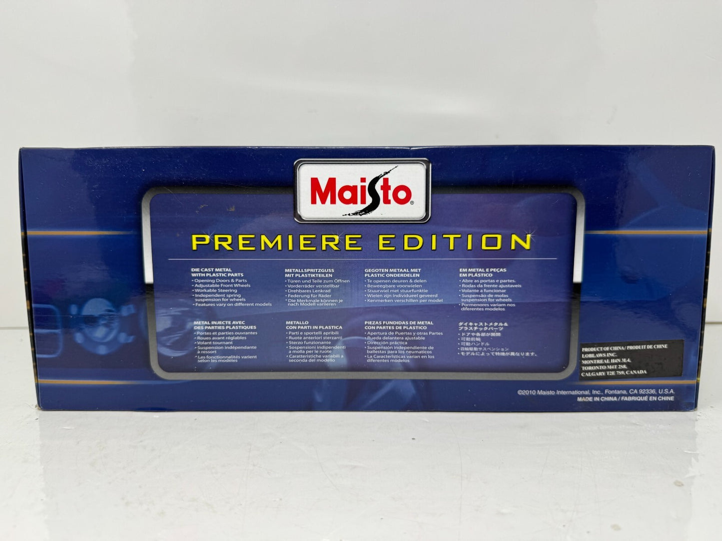 Maisto Audi R8 Premiere Edition 1:18 Diecast