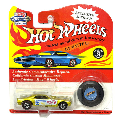 Hot Wheels Vintage Series II Don Prudhomme Snake 1:64 Diecast w/ Button