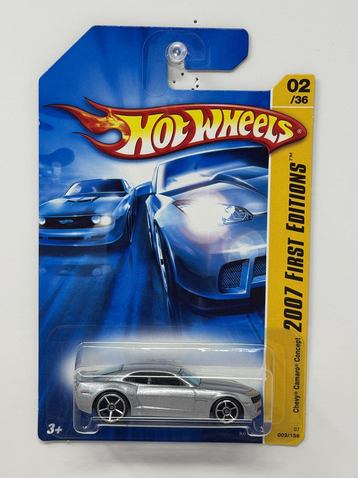 Hot Wheels 2007 First Editions Chevrolet Camaro Concept 1:64 Diecast Silver