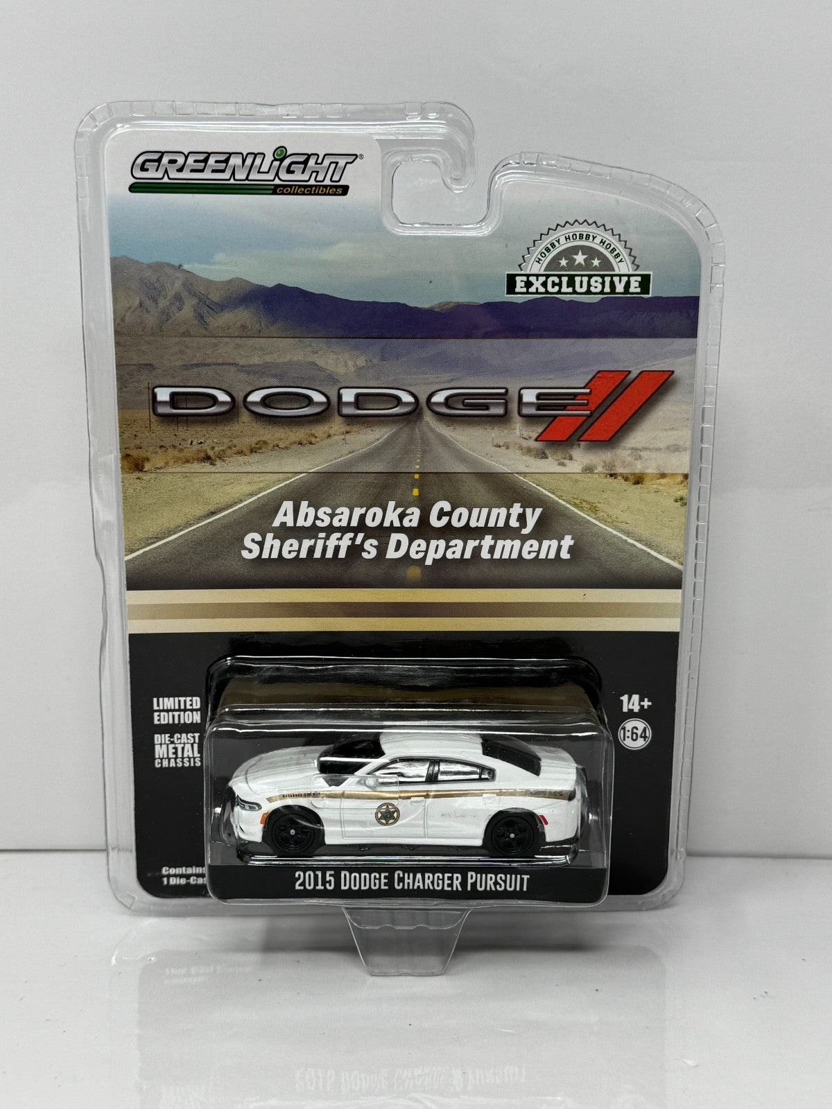 Greenlight Dodge 2015 Dodge Charger Absaroka Sheriff's Department 1:64 Diecast