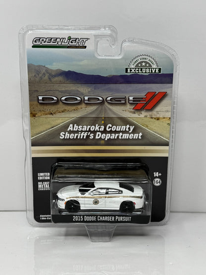 Greenlight Dodge 2015 Dodge Charger Absaroka Sheriff's Department 1:64 Diecast