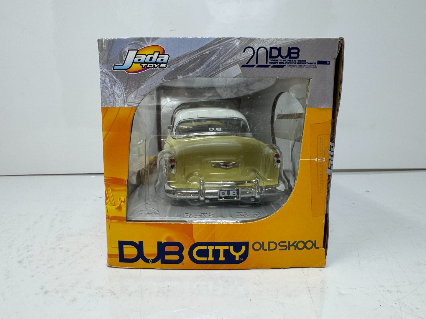 Jada Dub City Oldskool 1953 Chevy Bel Air 1:24 Diecast Maya Wheels 22 Inch