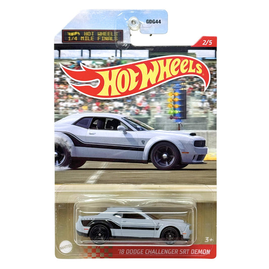 Hot Wheels 1/4 Mile Finals 2018 Dodge Challenger SRT Demon 1:64 Diecast
