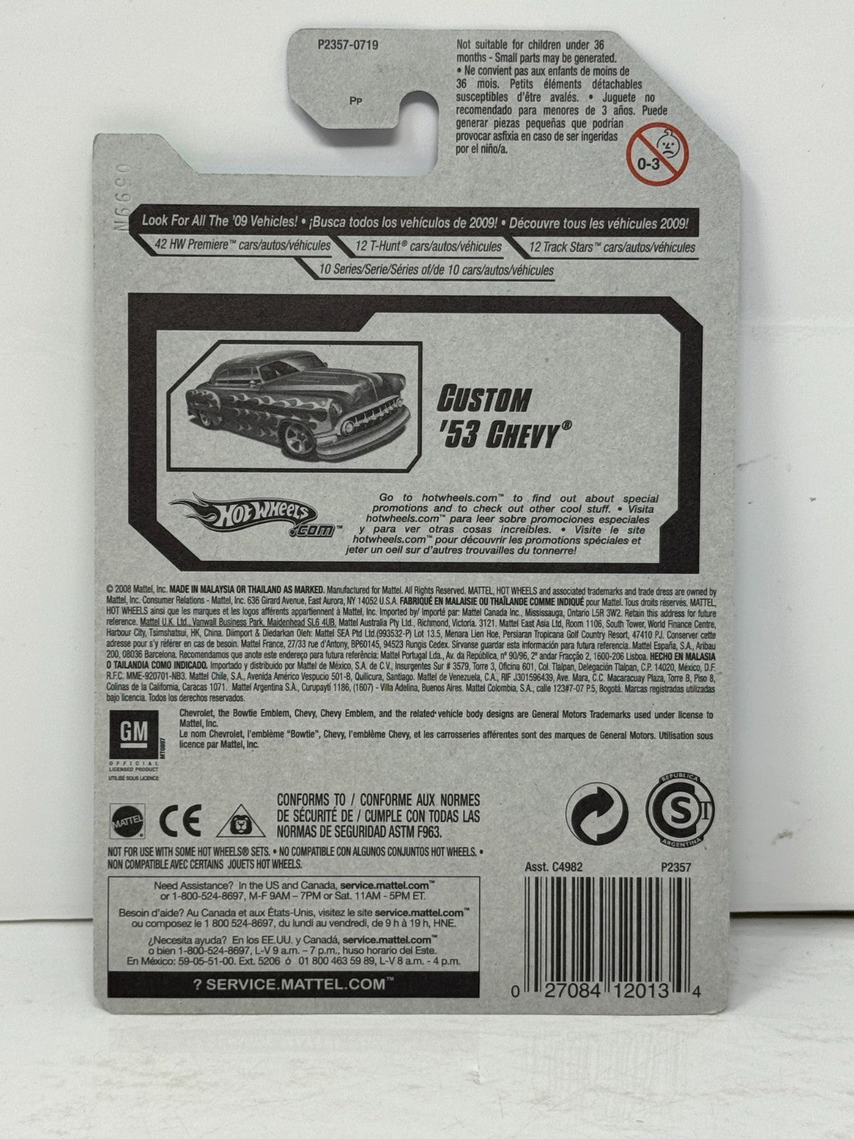 Hot Wheels Treasure Hunt Custom 1953 Chevy 1:64 Diecast