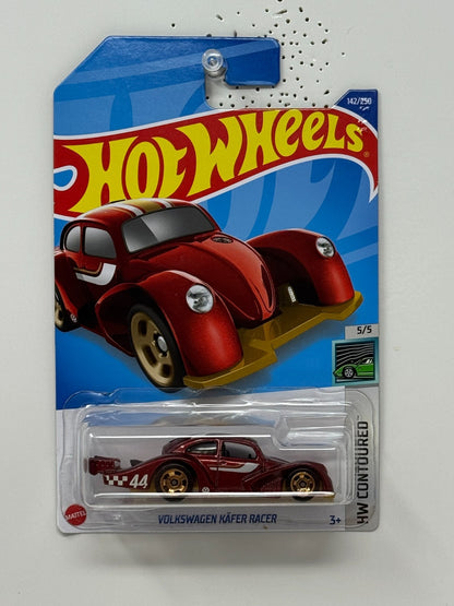 Hot Wheels Contoured Volkswagen Kafer Racer Red 1:64 Diecast