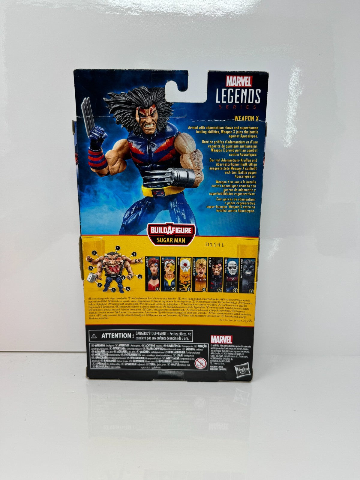 Marvel Legends X-Men Weapon X Action Figure w/ Sugar Man BAF Piece