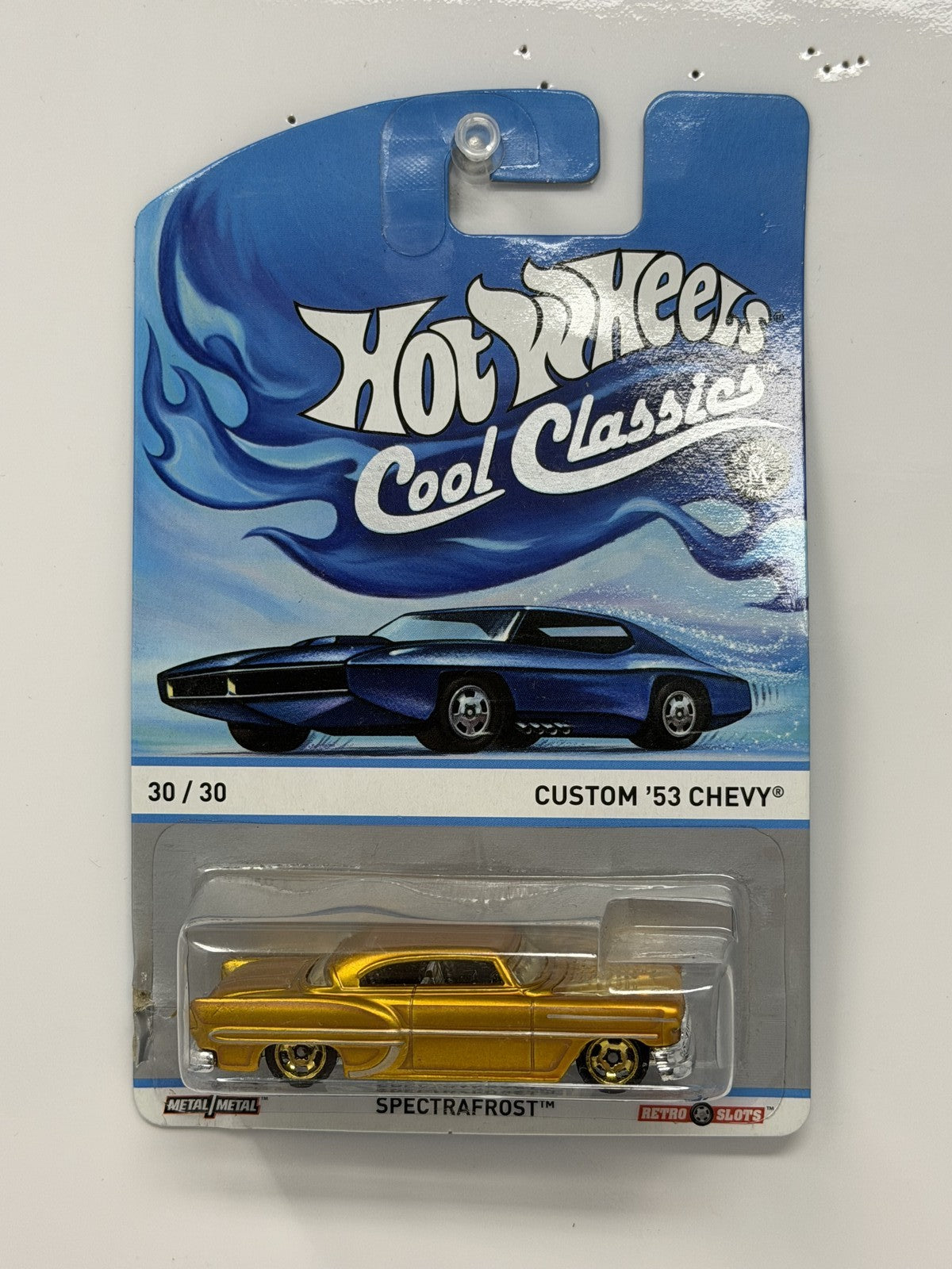 Hot Wheels Cool Classics 1953 Chevrolet Custom Spectrafrost 1:64 Diecast Gold