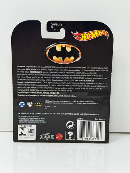 Hot Wheels Retro Entertainment Batman 1989 Batmobile 1:64 Diecast Black