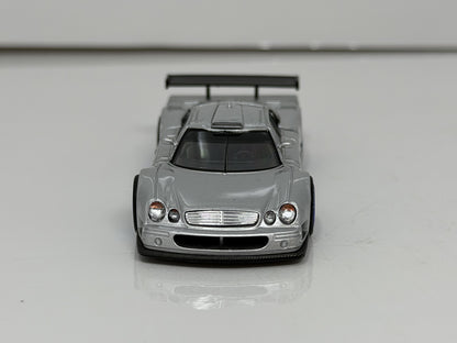 Pop Race Mercedes-Benz CLK-GTR Silver 1:64 Diecast