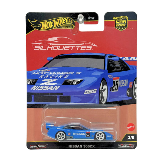 Hot Wheels Premium Silhouettes Nissan 300ZX 1:64 Diecast