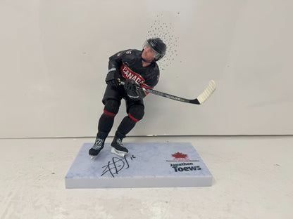 McFarlane Jonathan Toews Team Canada 2010 Olympics Figure Auto Signed