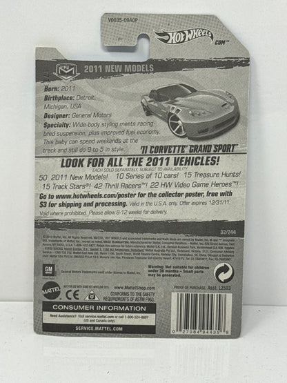 Hot Wheels New Models 2011 Chevy Corvette Grand Sport 164 Diecast Factory Sealed