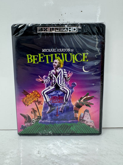 Beetlejuice (4K UHD Blu-ray) Fantasy Brand New and Sealed!!!