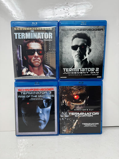 Terminator 1-4 Blu-ray Sci-Fi Action Movie Collection Schwarzenegger