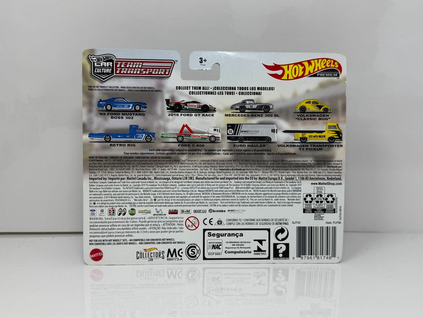 Hot Wheels Premium Team Transport #21 Mercedes-Benz 300 SL & Hauler 1:64 Diecast