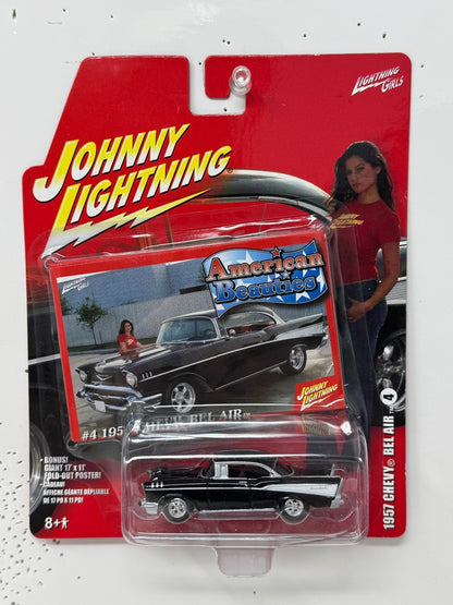 Johnny Lightning American Beauties 1957 Chevy Bel Air 1:64 Diecast