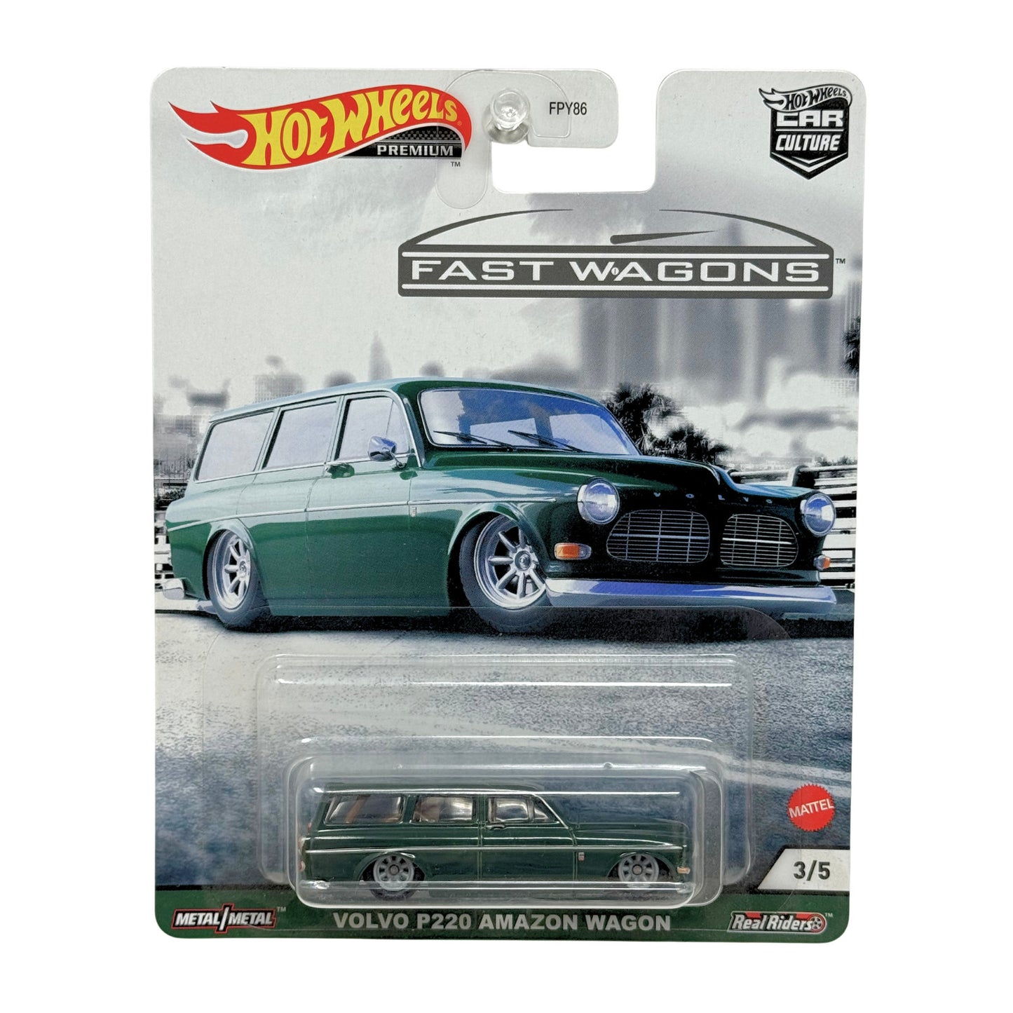 Hot Wheels Premium Fast Wagons Volvo P220 Amazon Wagon 1:64 Diecast