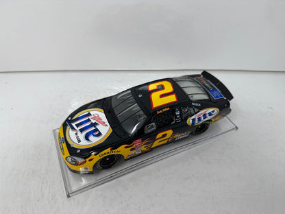 Action Nascar #2 Rusty Wallace Miller Lite Black 2002 Ford Taurus 1:24 Diecast