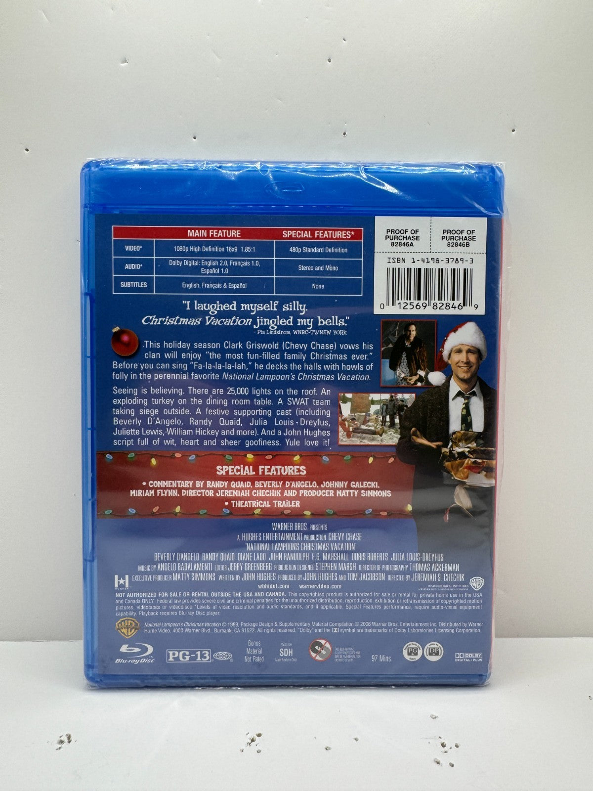 Christmas Vacation (Blu-ray) Chevy Chase Christmas Comedy New and Sealed!!!