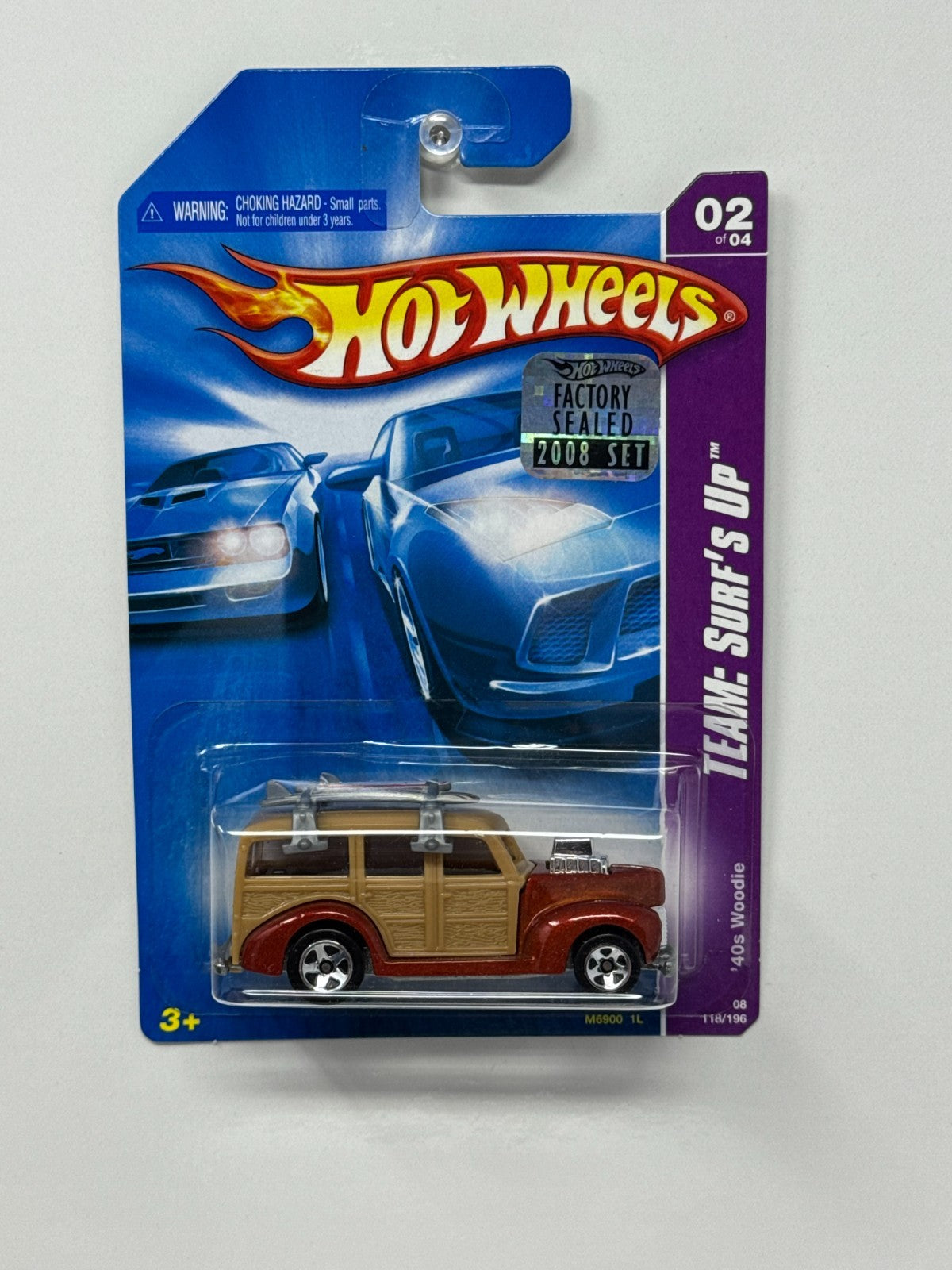 Hot Wheels Team Surf’s Up 1940s Woodie 1:64 Diecast Factory Sealed