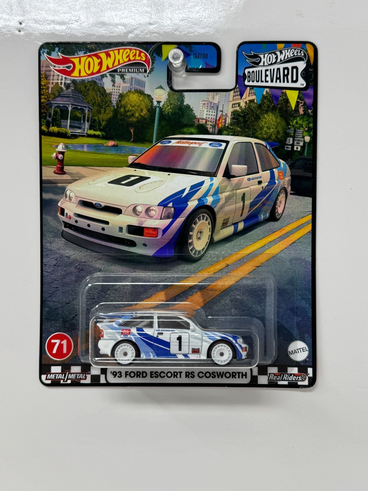 Hot Wheels Premium Boulevard #71 1993 Ford Escort RS Cosworth 1:64 Diecast