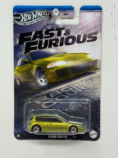 Hot Wheels Silver Series Fast & Furious Honda Civic EG 1:64 Diecast