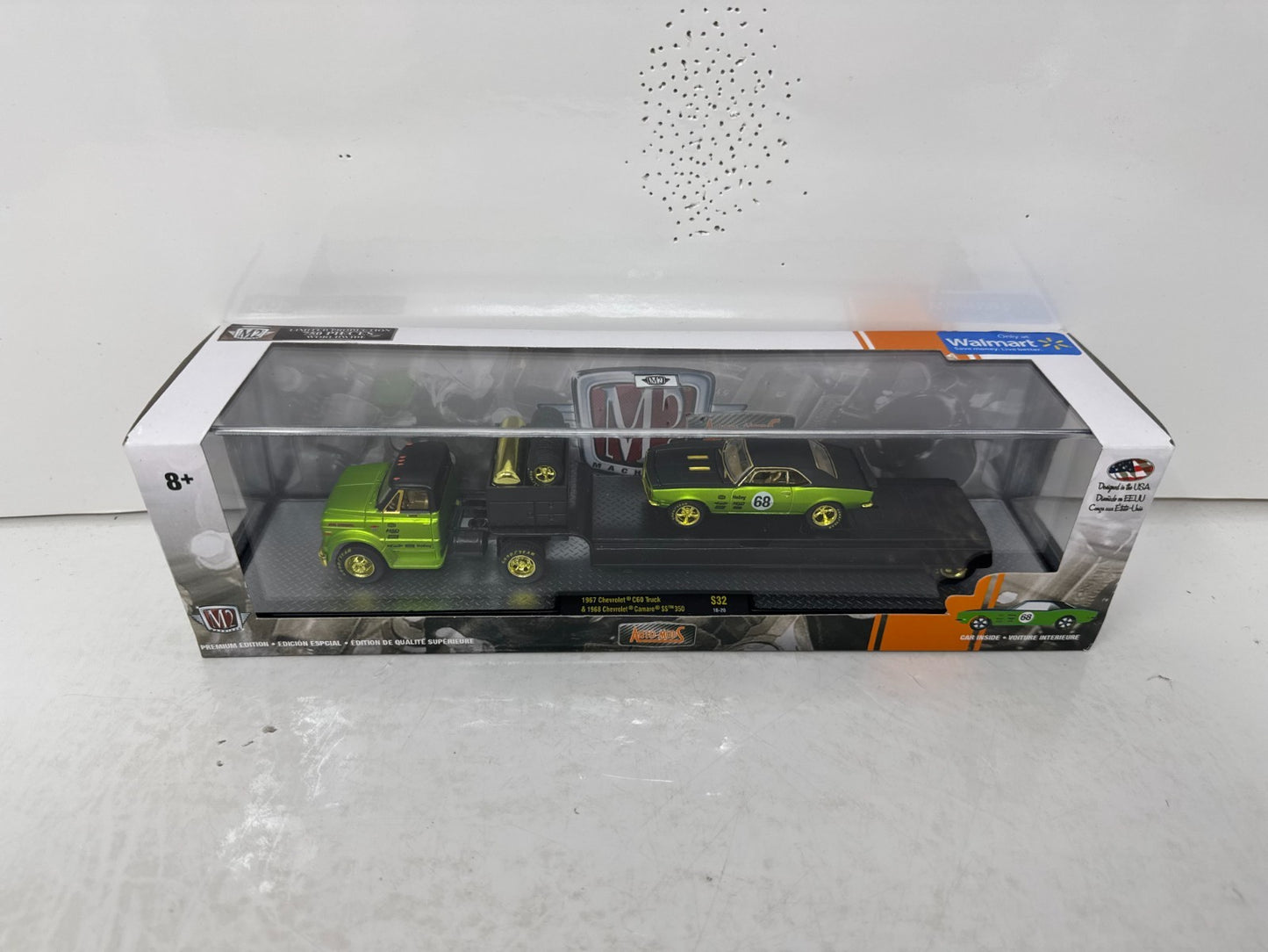 M2 Machines Auto Haulers 1960 Chevy C60 & 1968 Camaro SS CHASE 1:64 Diecast