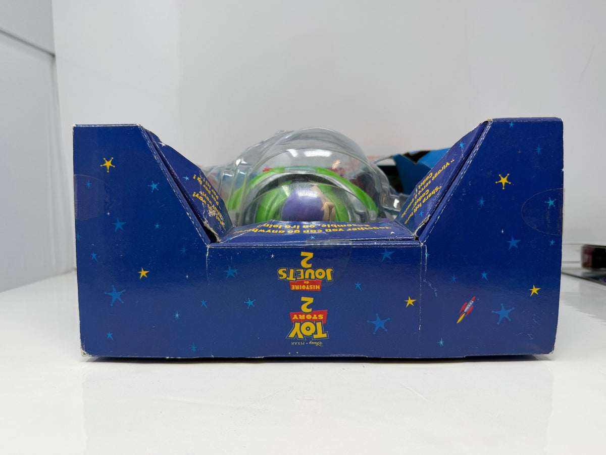 Vintage 1999 Mattel Toy Story 2 Buzz Lightyear Flight Control Talking Action Fig