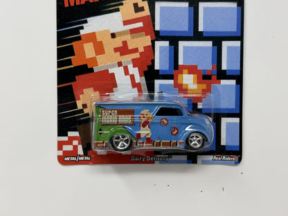 Hot Wheels Super Mario Bros Dairy Delivery 1:64 Diecast Real Riders