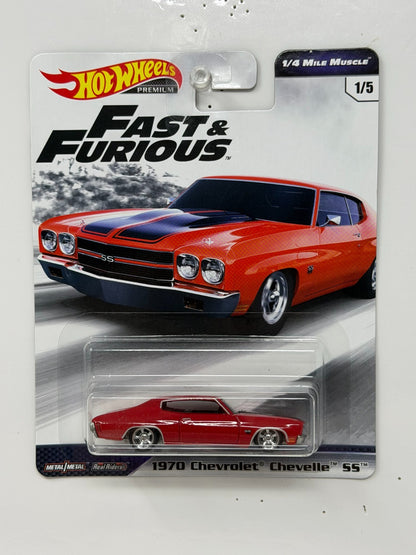 Hot Wheels Premium Fast & Furious 1970 Chevrolet Chevelle SS 1:64 Diecast