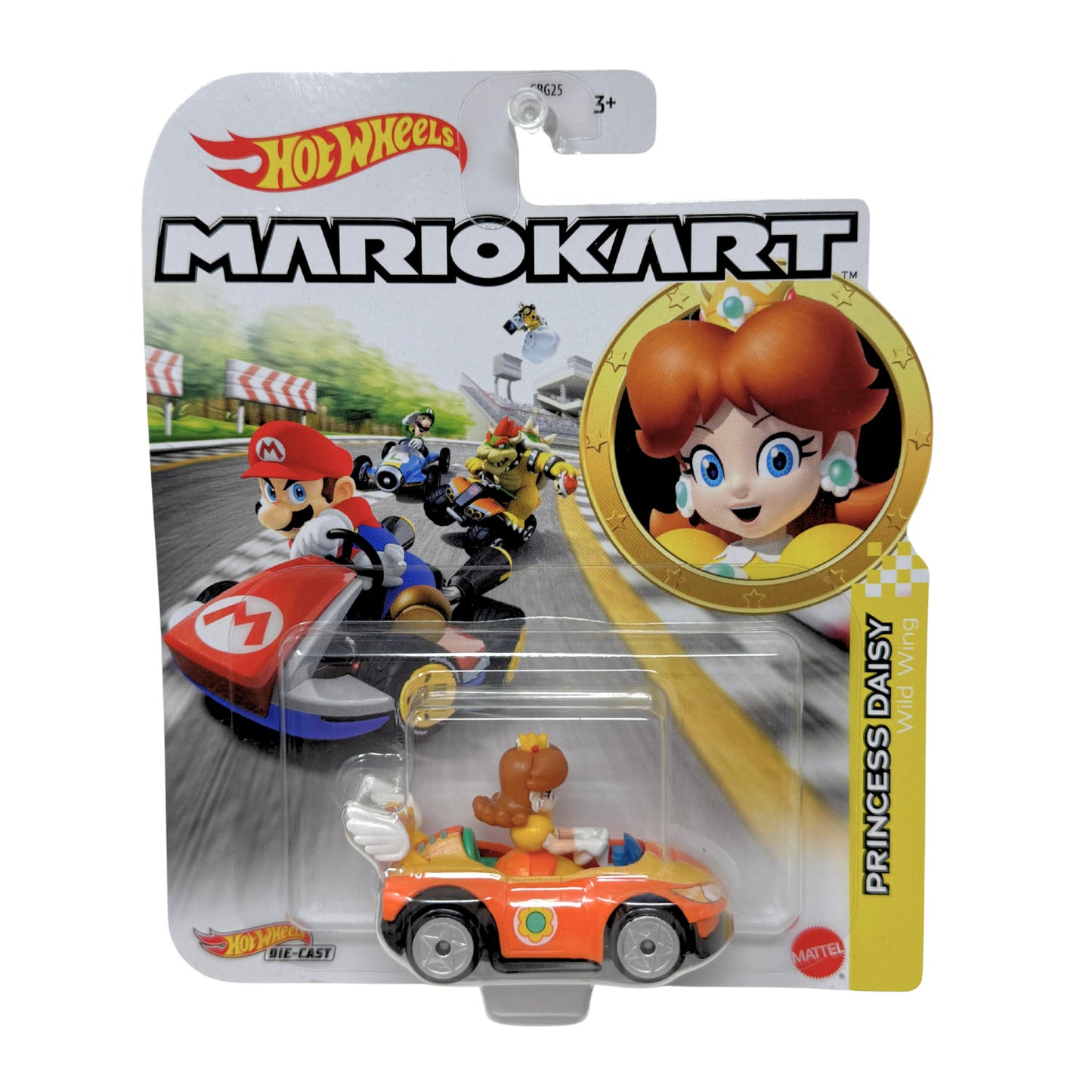 Hot Wheels Mario Kart Princess Daisy Wild Wing 1:64 Diecast