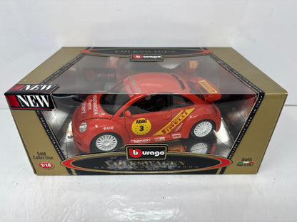 Bburago Volkswagen New Beetle Cup 2000 Gold Collection 1:18 Diecast