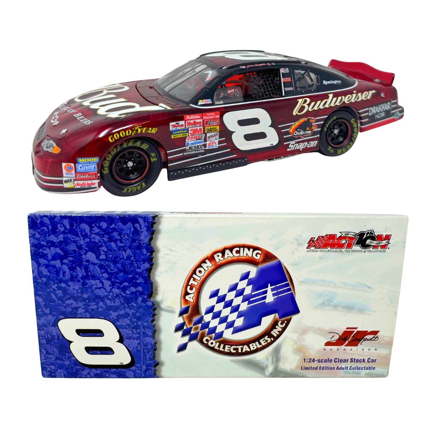 Action NASCAR #8 Dale Earnhardt Jr Budweiser 2002 Monte Carlo 1:24 Diecast