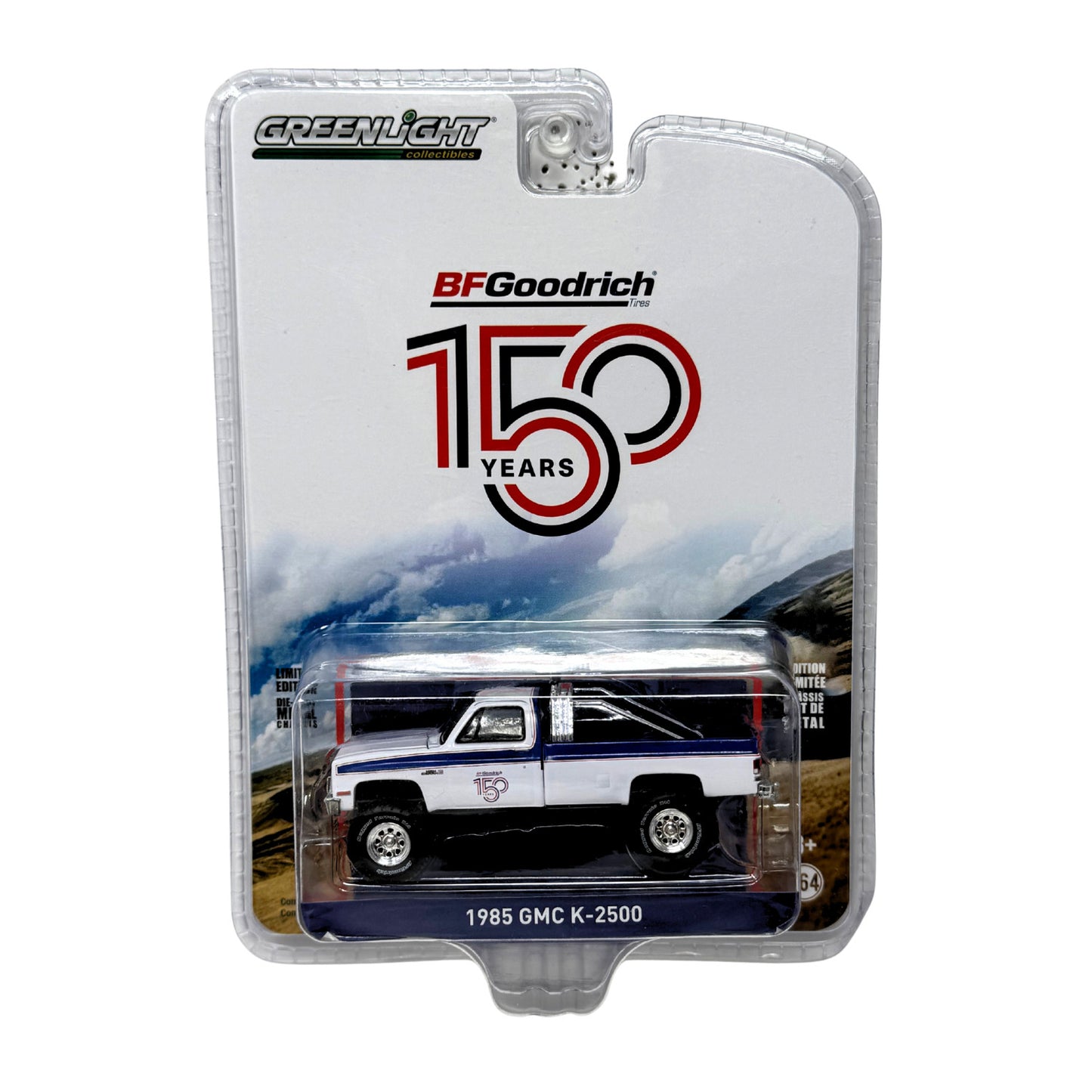 Greenlight BF Goodrich 150 Years 1985 GMC K-2500 1:64 Diecast