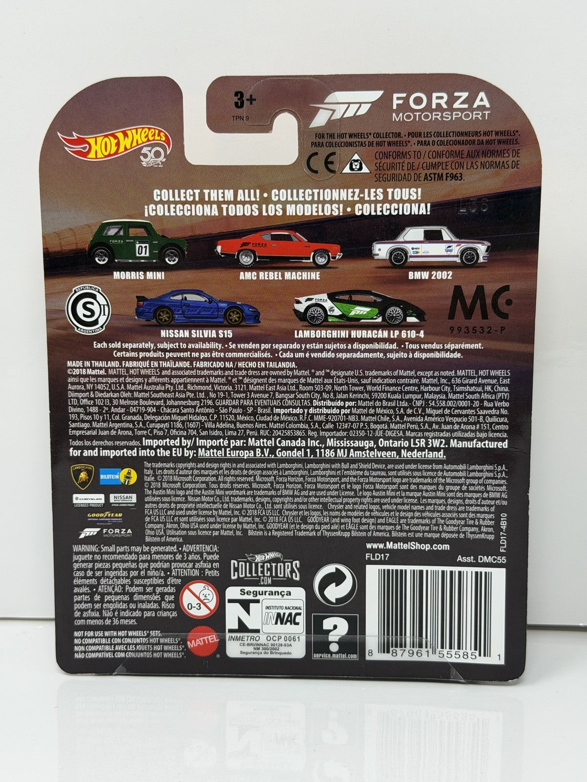 Hot Wheels Retro Entertainment Forza Lamborghini Huracan LP 610-4 1:64 Diecast