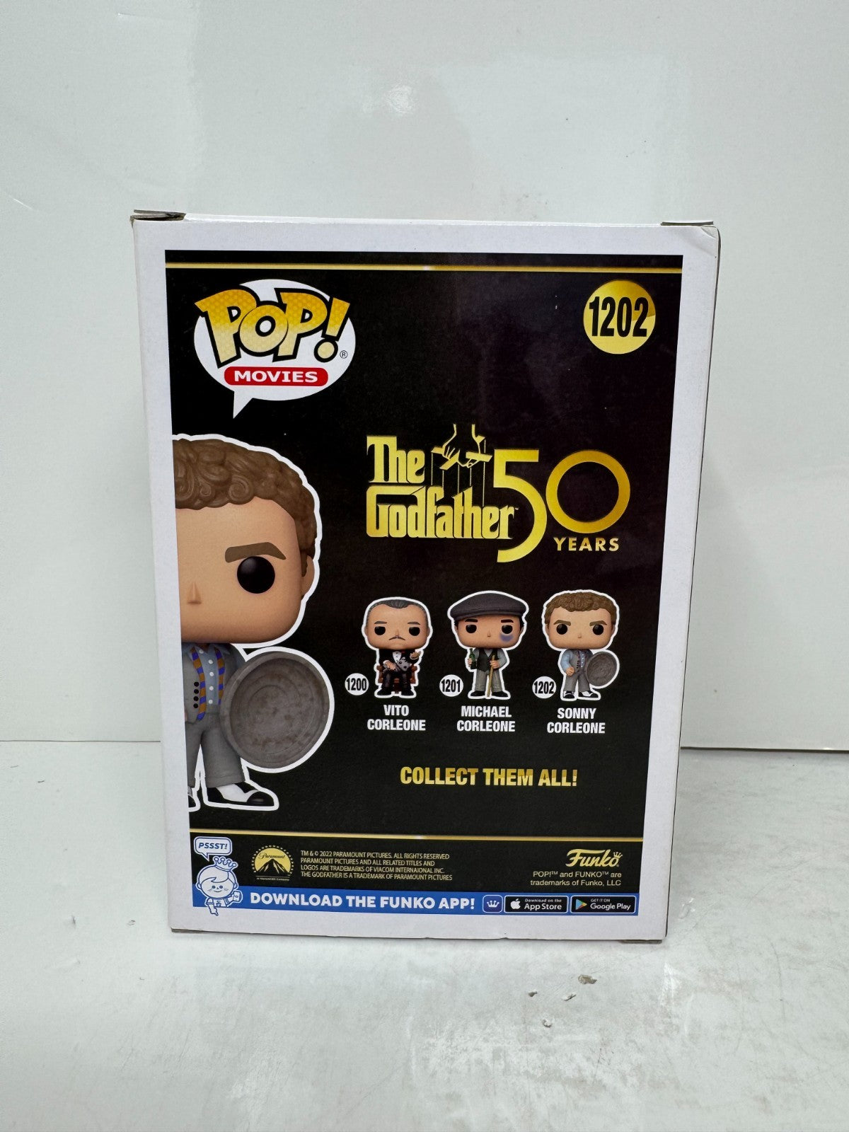 Funko Pop! Movies The Godfather 50 Years Sonny Corleone #1202 Vinyl Figure