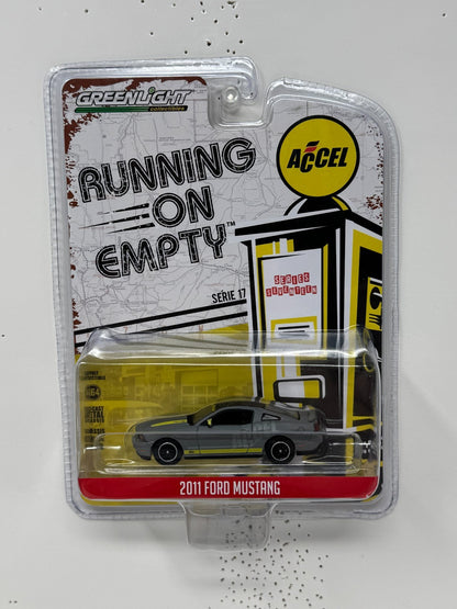 Greenlight Running on Empty 2011 Ford Mustang 1:64 Diecast