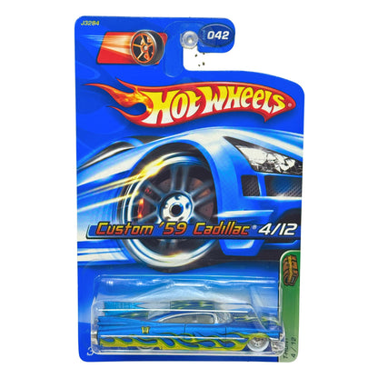 Hot Wheels T-Hunt Custom 1959 Cadillac 1:64 Diecast Real Riders